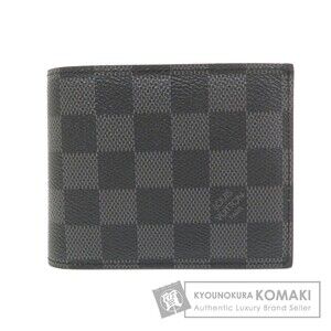 Louis Vuitton Amerigo Portefeuille Wallet Bifold Coin Damier Canvas